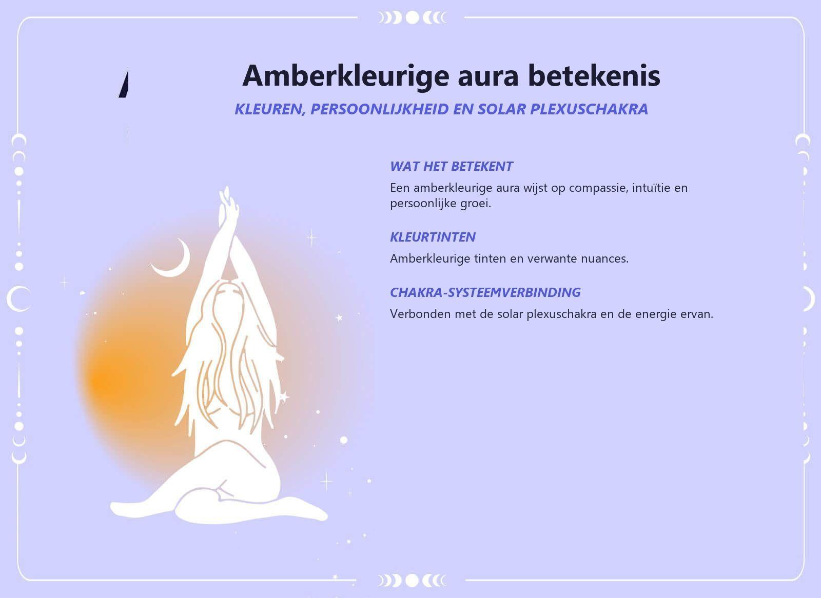 Photo - Betekenis van de amberkleurige aura met persoonlijkheidskenmerken, tinten en chakra-verbinding.