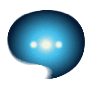 Foto - Icon of a speech bubble used on the spiritual pages of the AskNebula website, in the site interface