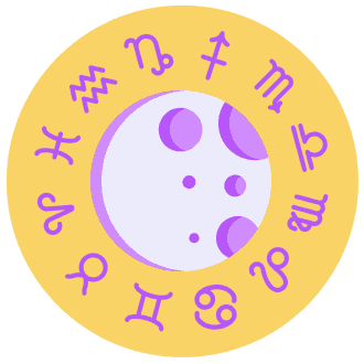 Illustratie van de calculator voor je maanteken, een gratis astrologietool op AskNebula Photo - Illustratie van de calculator voor je maanteken, een gratis astrologietool op AskNebula