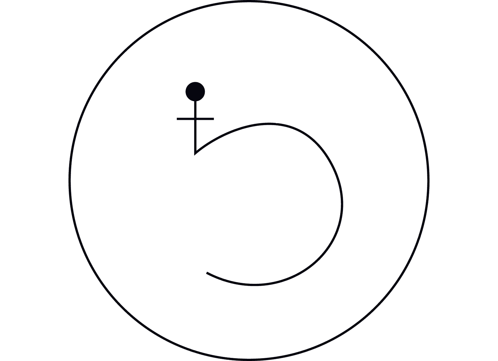 Illustratie van Saturnus, een gratis astrologietool op AskNebula, in de interface van de site Foto - Illustratie van Saturnus, een gratis astrologietool op AskNebula, in de interface van de site