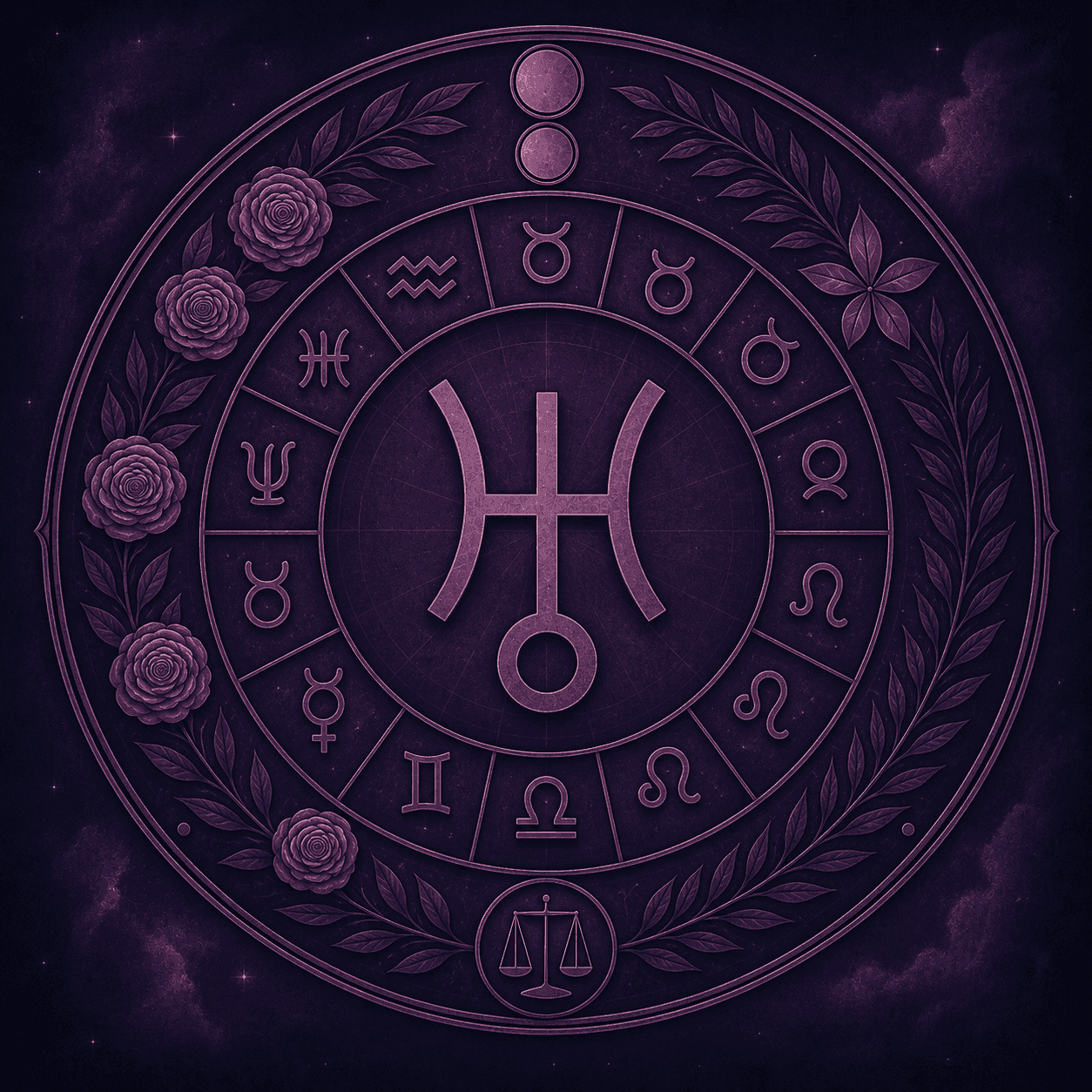 Overzicht van de Uranustekens in het gedeelte met astrologische kaarten van AskNebula Photo - Overzicht van de Uranustekens in het gedeelte met astrologische kaarten van AskNebula