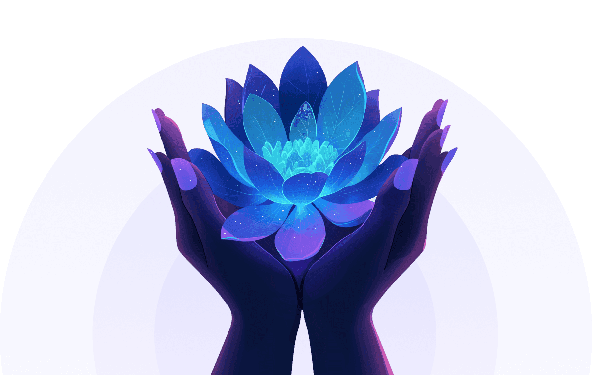 Pictogram van een lotusbloem zoals gebruikt op de spirituele pagina's van AskNebula Photo - Pictogram van een lotusbloem zoals gebruikt op de spirituele pagina's van AskNebula