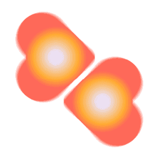 Pictogram van twee harten, variant 2 zoals gebruikt op de spirituele pagina's van AskNebula Photo - Pictogram van twee harten, variant 2 zoals gebruikt op de spirituele pagina's van AskNebula